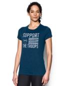 Under Armour Women's Ua Charged Cotton Tri-blend Support Troops T-shirt
