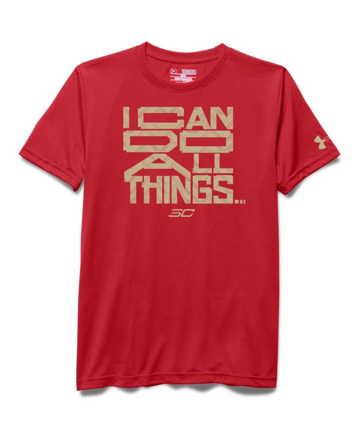 Under Armour Boys' Sc30 I Can Do All Things T-shirt