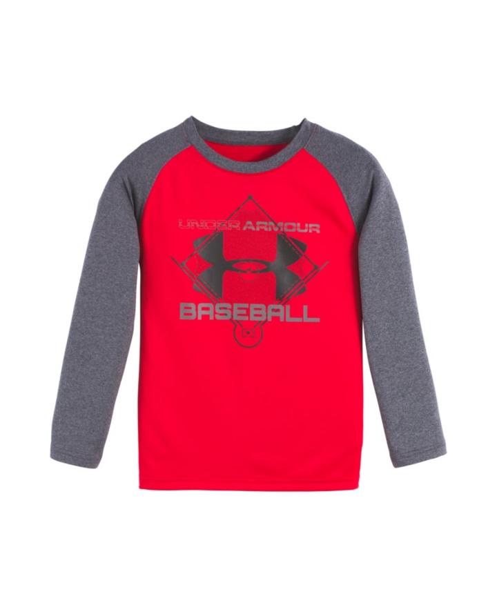 Under Armour Boys' Toddler Ua Branded Raglan Long Sleeve Shirt