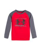 Under Armour Boys' Toddler Ua Branded Raglan Long Sleeve Shirt