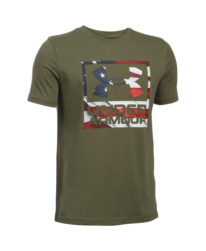 Under Armour Boys' Ua Big Flag Logo T-shirt