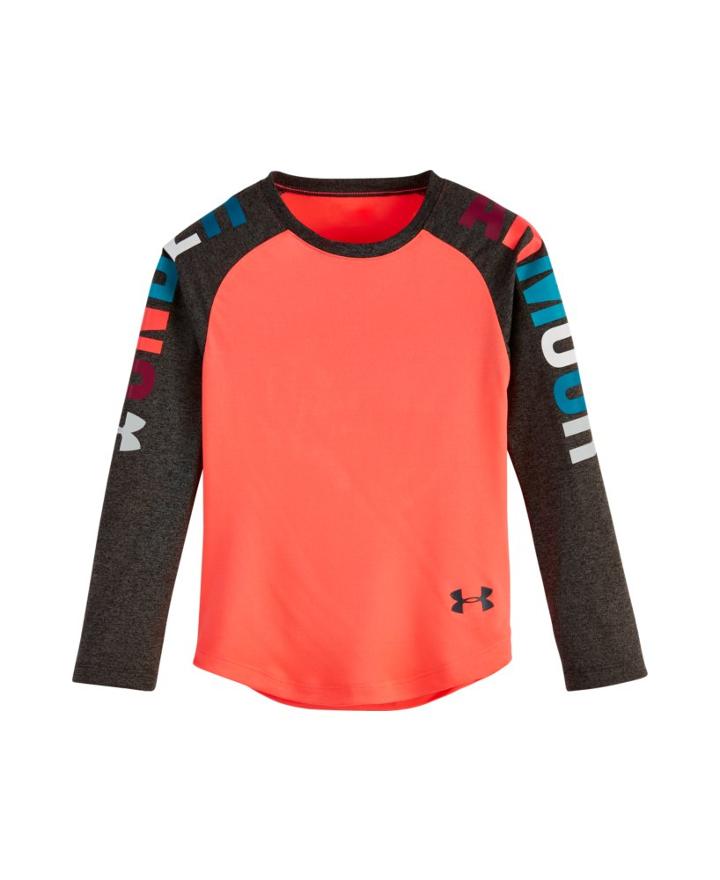 Under Armour Girls' Infant Ua Rainbow Wordmark Raglan