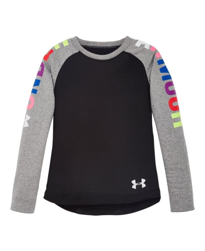 Under Armour Girls' Toddler Ua Favorites Raglan Long Sleeve Shirt