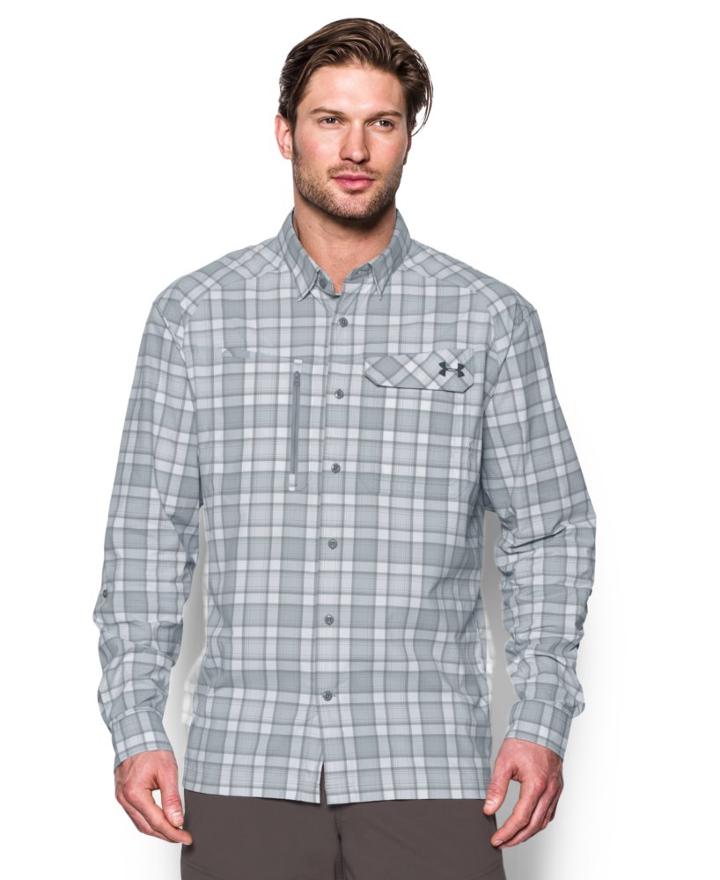 Under Armour Men's Ua Fish Hunter Plaid Long Sleeve