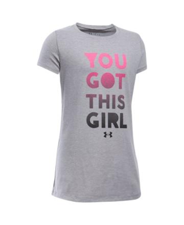 Under Armour Girls' Ua You Got This Girl Short Sleeve T-shirt