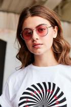 Urban Outfitters Daydream Metal Round Sunglasses,pink,one Size