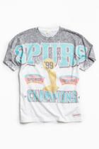Urban Outfitters Mitchell & Ness San Antonio Spurs Cut To The Basket Tee