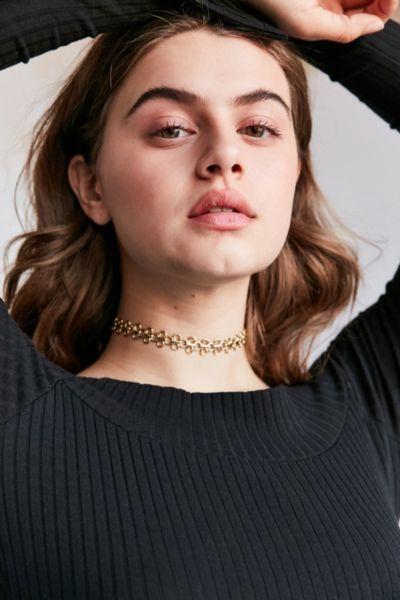 Urban Outfitters Luv Aj Lace Link Choker Necklace