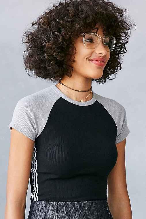 Urban Outfitters Silence + Noise Tie Breaker Tee,grey,l