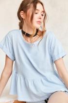 Kimchi Blue Borderlines Babydoll Tee