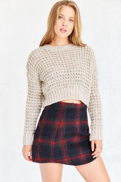 Cooperative Elton Plaid Mini Skirt