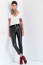 Urban Outfitters Bdg Twig High-rise Vegan Leather Pant,black,25