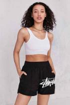 Urban Outfitters Stussy Euclid High-rise Boxer Short,black,s