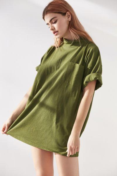 Urban Outfitters Silence + Noise Lara Mock Neck Tunic Tee