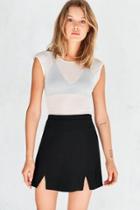 Urban Outfitters Cooperative Kendric Notch-hem Mini Skirt