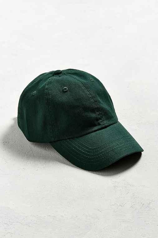 Urban Outfitters Uo Curved Brim Baseball Hat,dark Green,one Size
