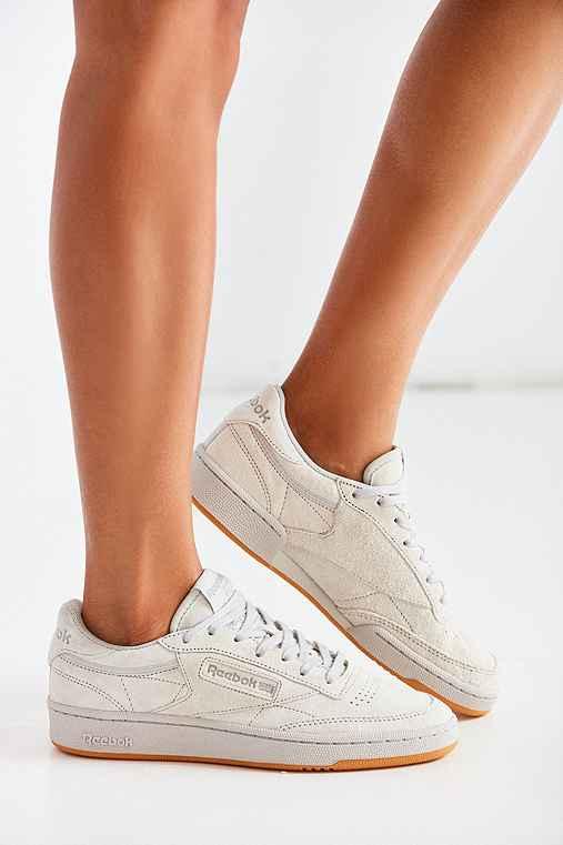 Urban Outfitters Reebok Suede Club C 85 Sneaker,grey,w 7.5/m 6
