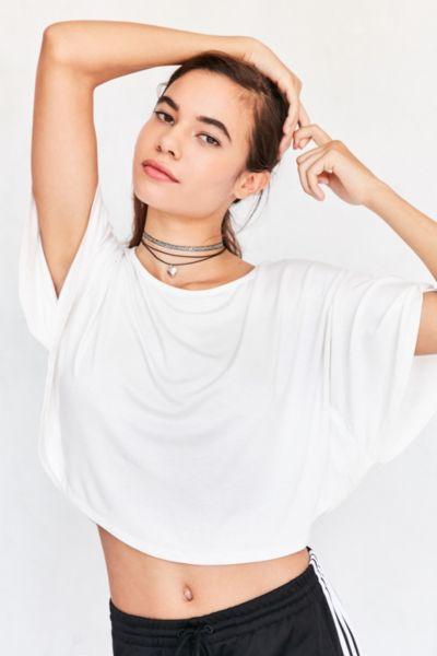 Kimchi Blue Sugar Cropped Dolman-sleeve Tee