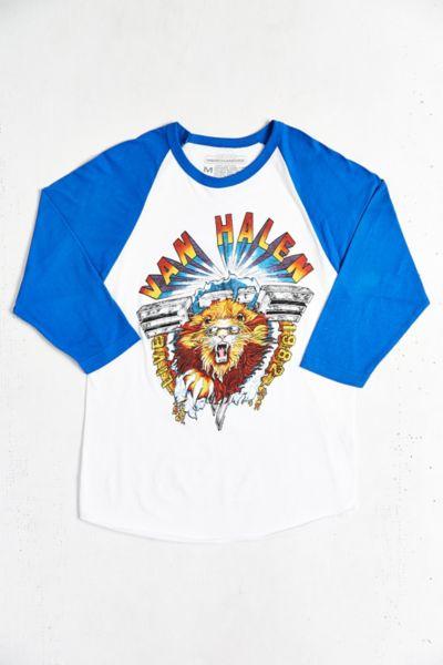 Urban Outfitters Van Halen Live 1982 Raglan Tee