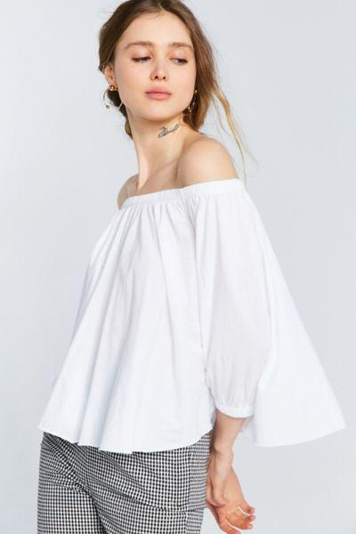 Truly Madly Deeply Bardot Off-the-shoulder Top
