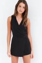 Silence + Noise Surplice Skort Romper