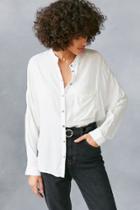 Bdg Gridlock Band Collar Button-down Shirt