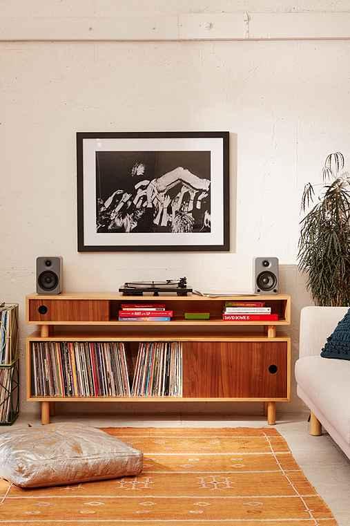 Urban Outfitters Hamilton Wood Media Console,cream,one Size