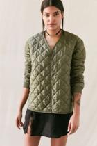 Urban Outfitters Vintage Quilted Military Pullover Jacket