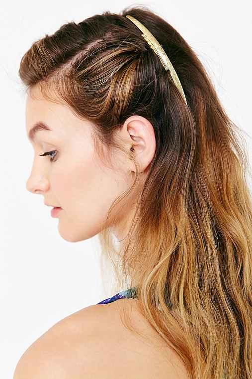 Urban Outfitters Illusion Hair Comb Barrette,gold,one Size