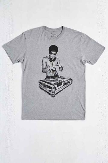 Urban Outfitters Bruce Lee Dj Tee,grey,m
