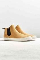 Urban Outfitters Uo Suede Chelsea Sneaker,tan,9
