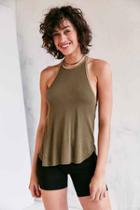 Urban Outfitters Kimchi Blue Ally Rib Racerback Cami,green,xs