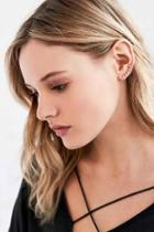 Urban Outfitters The Diamond Kite Ear Crawler Earring,gold,one Size