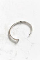 Urban Outfitters Giles & Brother Skinny Railroad Spike Silver Cuff Bracelet
