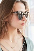 Urban Outfitters Quay Highly Strung Sunglasses,black,one Size
