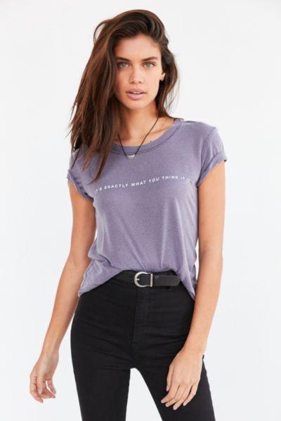 Urban Outfitters Truly Madly Deeply Exactly What You Think Tee