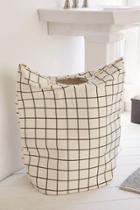 Urban Outfitters Grid Standing Laundry Bag Hamper