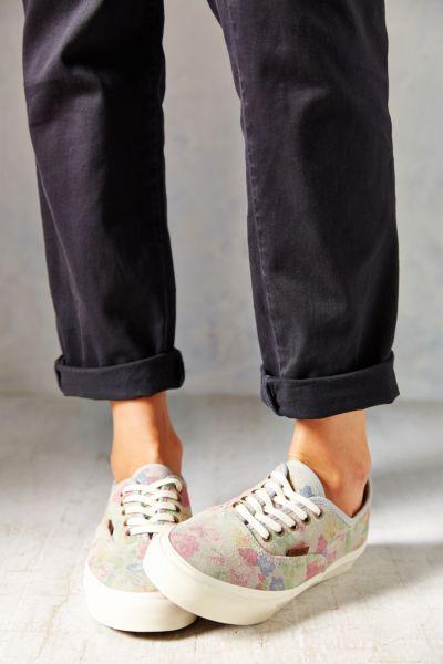 Vans Authentic Slim Suede Floral Low-top Women's Sneaker