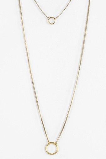 Circles High/low Necklace