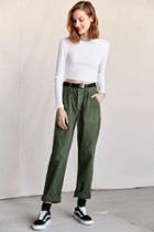 Urban Outfitters Vintage Army Green Work Pant,green,l