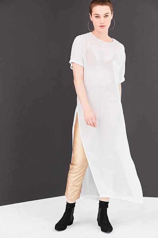 Urban Outfitters Silence + Noise Cyra Maxi Tee,blue,xs