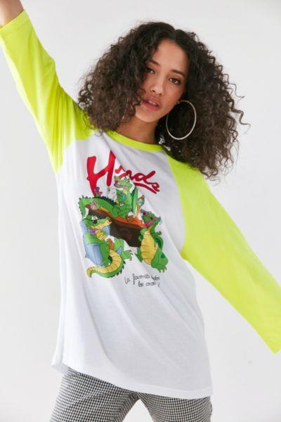 Urban Outfitters Hinds Long-sleeve Baseball Tee