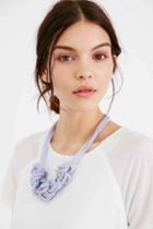 Urban Outfitters Museum Walls Knotted Necklace,purple,one Size