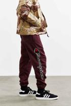 Urban Outfitters Champion + Uo Reverse Weave Script Logo Sweatpant,plum,m