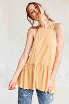 Urban Outfitters Kimchi Blue Moonchild Babydoll Tank Top,orange,xs