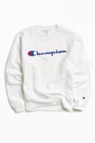 Urban Outfitters Champion Reverse Weave Script Crew Neck Sweatshirt