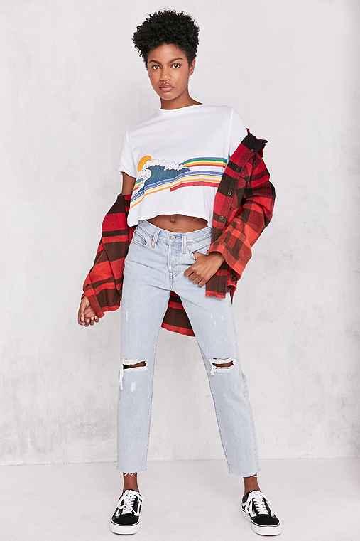 Urban Outfitters Levi's Wedgie High-rise Jean - Kiss Off,light Blue,32