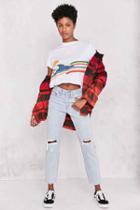 Urban Outfitters Levi's Wedgie High-rise Jean - Kiss Off,light Blue,32
