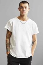 Urban Outfitters Franklin Wide Neck Tee,white,s