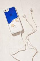 Urban Outfitters Moon To My Stars Glow-in-the-dark Iphone 6/6s Case + Headphones Gift Set,blue,one Size